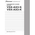 PIONEER VSX-AX3-K Owners Manual PIONEER VSX-AX3-K Owners Manual
