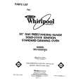 WHIRLPOOL SF3100EKW0 Parts Catalog WHIRLPOOL SF3100EKW0 Parts Catalog