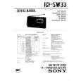 SONY ICFSW33 Owners Manual SONY ICFSW33 Owners Manual