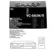 SHARP VC-583N Owners Manual SHARP VC-583N Owners Manual