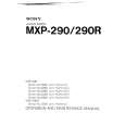 SONY MXP-290 Service Manual SONY MXP-290 Service Manual