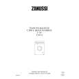 ZANUSSI F505 Owners Manual ZANUSSI F505 Owners Manual