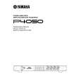 YAMAHA P4050 Owners Manual YAMAHA P4050 Owners Manual