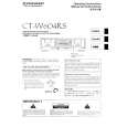 PIONEER CT-W604RS Owners Manual PIONEER CT-W604RS Owners Manual