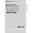 PIONEER DEH-P70BT Owners Manual PIONEER DEH-P70BT Owners Manual