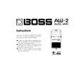 ROLAND AW-2 Owners Manual ROLAND AW-2 Owners Manual