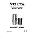 VOLTA U3710 Owners Manual VOLTA U3710 Owners Manual