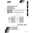 JVC UX-G1 for EB Owners Manual JVC UX-G1 for EB Owners Manual