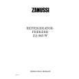 ZANUSSI ZA98/3W Owners Manual ZANUSSI ZA98/3W Owners Manual