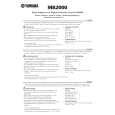 YAMAHA MB2000 Owners Manual YAMAHA MB2000 Owners Manual