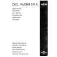 AEG FAV575U-D Owners Manual AEG FAV575U-D Owners Manual