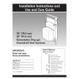WHIRLPOOL GZ7930XHS1 Installation Manual WHIRLPOOL GZ7930XHS1 Installation Manual