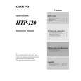 ONKYO HTP120 Owners Manual ONKYO HTP120 Owners Manual