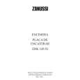ZANUSSI ZDK320IX Owners Manual ZANUSSI ZDK320IX Owners Manual
