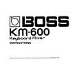 BOSS KM-600 Owners Manual BOSS KM-600 Owners Manual