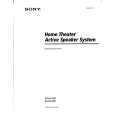 SONY SAVA500 Owners Manual SONY SAVA500 Owners Manual