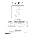 ELECTROLUX EON941W Owners Manual ELECTROLUX EON941W Owners Manual