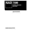 NAD 7100 Owners Manual NAD 7100 Owners Manual