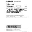 PIONEER DEH-P670MPXN Service Manual PIONEER DEH-P670MPXN Service Manual