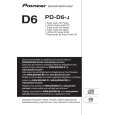 PIONEER PD-D6-J/MYSXJ5 Owners Manual PIONEER PD-D6-J/MYSXJ5 Owners Manual