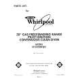 WHIRLPOOL SF332BSRW5 Parts Catalog WHIRLPOOL SF332BSRW5 Parts Catalog