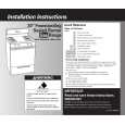 WHIRLPOOL SF325PEGN0 Installation Manual WHIRLPOOL SF325PEGN0 Installation Manual