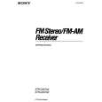 SONY STR-D2070X Owners Manual SONY STR-D2070X Owners Manual