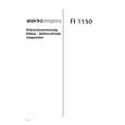 ELEKTRA BREGENZ FI1150 Owners Manual ELEKTRA BREGENZ FI1150 Owners Manual
