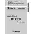 PIONEER DEH-P920R Owners Manual PIONEER DEH-P920R Owners Manual