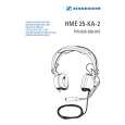 SENNHEISER HME 25-KA-2 Owners Manual SENNHEISER HME 25-KA-2 Owners Manual