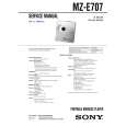 SONY MZE707 Service Manual SONY MZE707 Service Manual