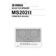 YAMAHA MS202II Owners Manual YAMAHA MS202II Owners Manual
