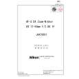 NIKON JAA78851 Parts Catalog NIKON JAA78851 Parts Catalog