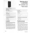 PANASONIC SBT100 Owners Manual PANASONIC SBT100 Owners Manual
