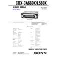 SONY CDX-L580X Service Manual SONY CDX-L580X Service Manual