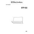 ELECTROLUX EFP632X/A Owners Manual ELECTROLUX EFP632X/A Owners Manual