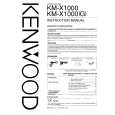 KENWOOD KMX1000G Owners Manual KENWOOD KMX1000G Owners Manual