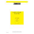 ZANUSSI FLS483 Owners Manual ZANUSSI FLS483 Owners Manual