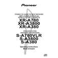 PIONEER S-A780VLR Owners Manual PIONEER S-A780VLR Owners Manual