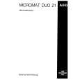 AEG MCDUO21-W/EURO Owners Manual AEG MCDUO21-W/EURO Owners Manual