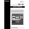 ROLAND TD-12 Owners Manual ROLAND TD-12 Owners Manual