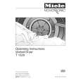 MIELE T1520i Owners Manual MIELE T1520i Owners Manual