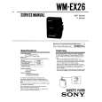 SONY WM-EX26 Service Manual SONY WM-EX26 Service Manual