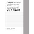 PIONEER VSX-C502 Owners Manual PIONEER VSX-C502 Owners Manual