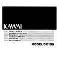 KAWAI DX100 Owners Manual KAWAI DX100 Owners Manual