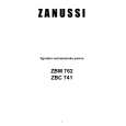 ZANUSSI ZBC741W1 Owners Manual ZANUSSI ZBC741W1 Owners Manual