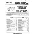 SHARP XV315P Service Manual SHARP XV315P Service Manual
