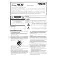 FOSTEX PH-50 Owners Manual FOSTEX PH-50 Owners Manual