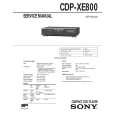 SONY CDP-XE800 Service Manual SONY CDP-XE800 Service Manual