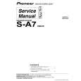 PIONEER S-A7/XMD/E Service Manual PIONEER S-A7/XMD/E Service Manual